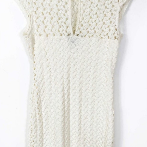 FOREVER 21 RETO STYLE CROCHETED MINI DRESS sz MED - Picture 10 of 11